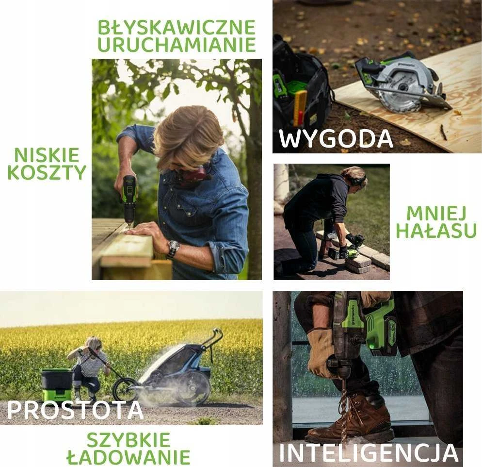 Pjūklas gipsokartono plokštėms pjauti Greenworks G24SS; 24 V (be akumuliatoriaus ir pakrovėjo)