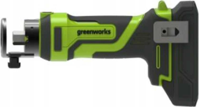 Pjūklas gipsokartono plokštėms pjauti Greenworks G24SS; 24 V (be akumuliatoriaus ir pakrovėjo)