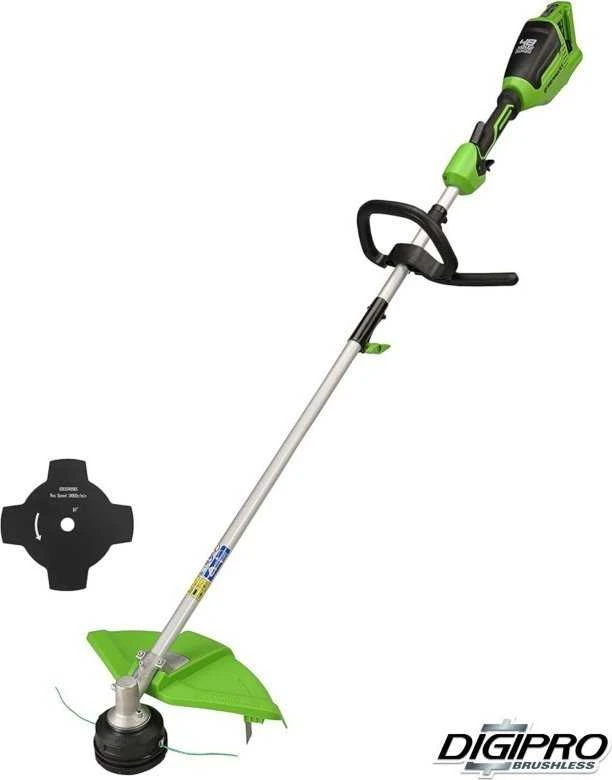Žoliapjovė - trimeris Greenworks GD24X2TX; 2x24 V (be akumuliatoriaus ir pakrovėjo)