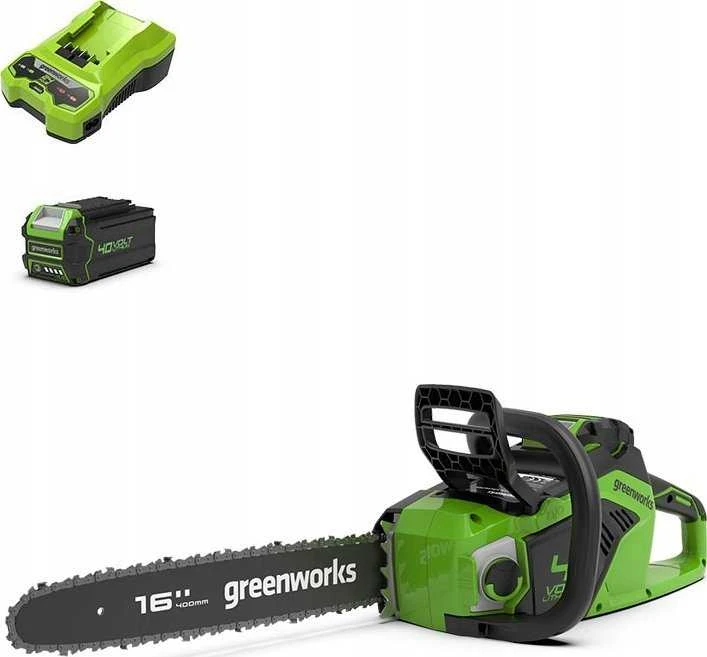 Grandininis pjūklas Piła grandininis Greenworks GD40CS18K2X 40 V 40 cm