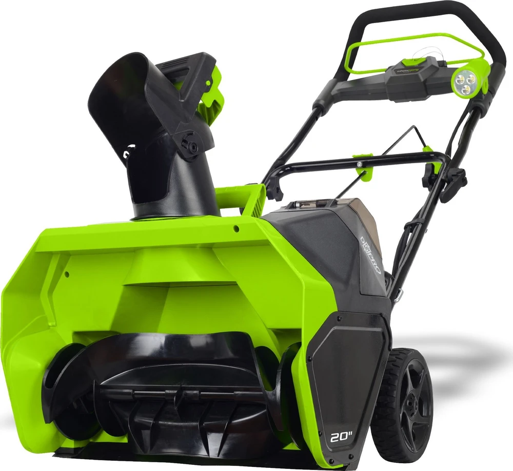 Sniego valytuvas Greenworks GD40ST; 40 V (be akumuliatoriaus ir pakrovėjo)