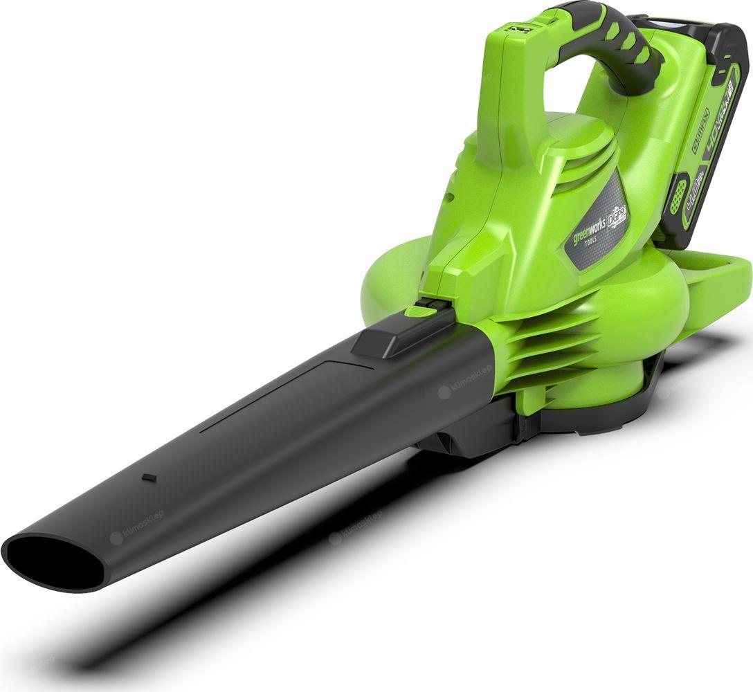 Greenworks GD40BV Lapų pūstuvas / siurblys 40V, be akumuliatoriaus ir kroviklio