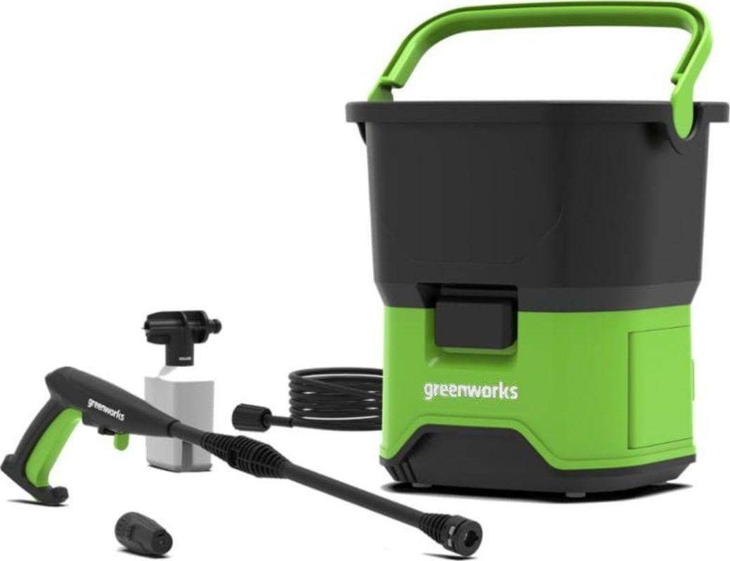 Akumuliatorinis aukšto slėgio plovimo įrenginys Greenworks GDC60 60V, 5104607 (be akumuliatoriaus ir kroviklio)