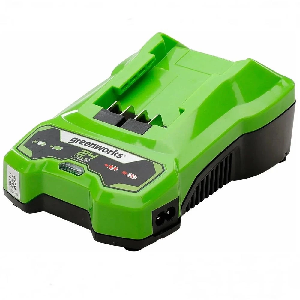 Greenworks žoliapjovė ST24B218-01, 24V, 2.0Ah, pilnas komplektas