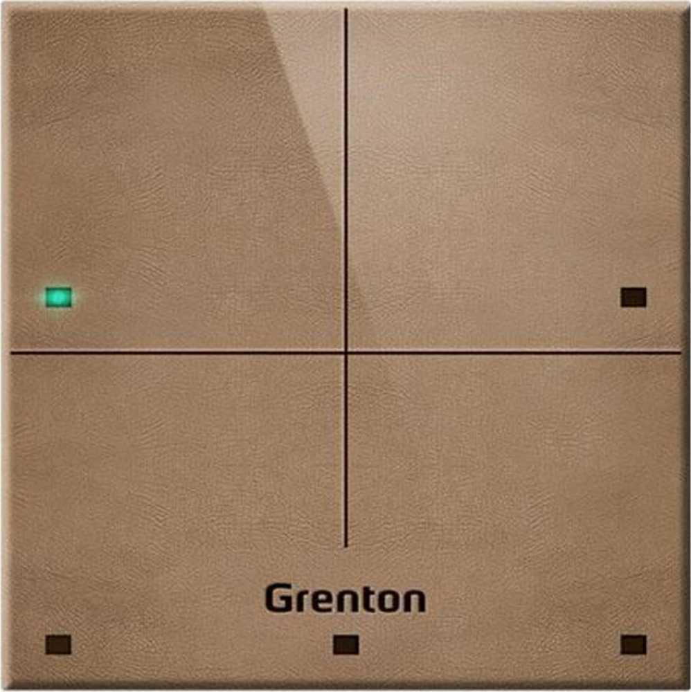 GR1 GRENTON TOUCH PANEL/ 4 TOUCH FIELDS/ TF-BUS/ LIGHT, PAGAMINTA IŠ NATŪRALIOS ODOS PRIEKIS