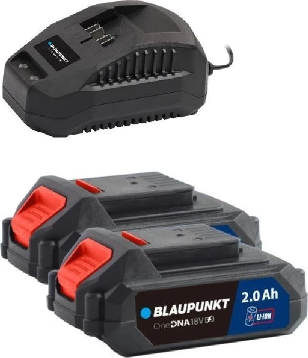 Blaupunkt akumuliatorinis suktuvas gręžtuvas CD7010 18V, 2x2.0Ah, 40Nm