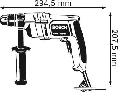 Gręžtuvas Bosch GBM 13 HRE PROFESSIONAL