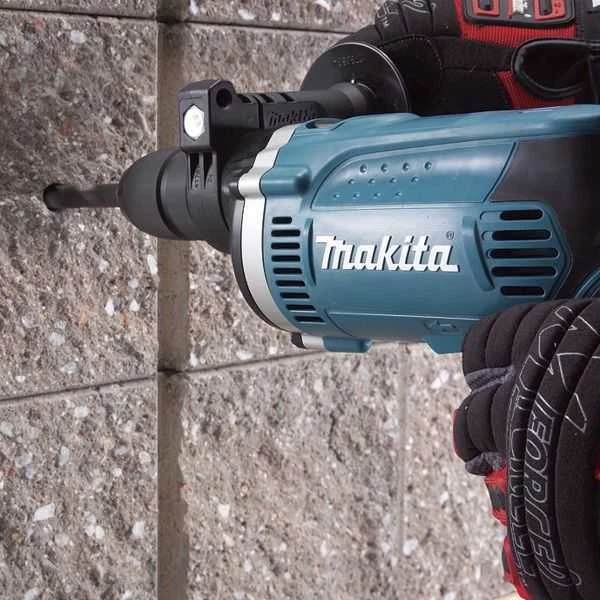 Makita smūginis gręžtuvas HP1631K 710W 1.9 kg, su lagaminu