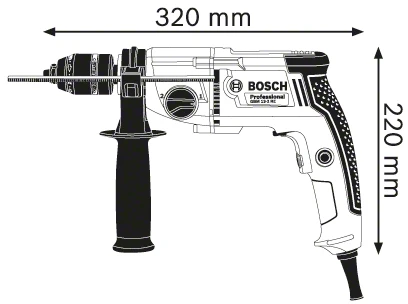 Gręžtuvas Bosch GBM 13-2 RE PROFESSIONAL