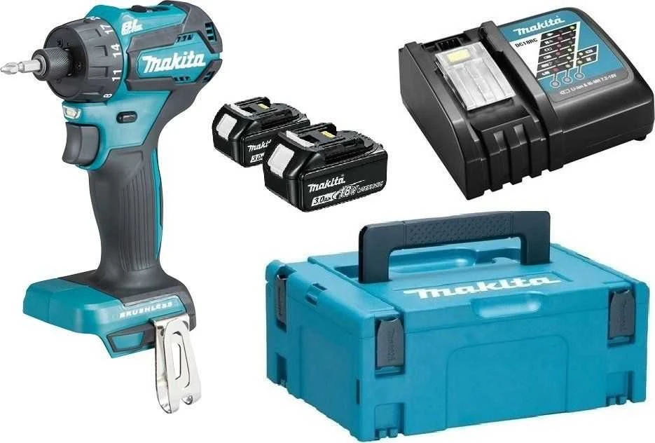 MAKITA GRĄŽAS / ATSUKTUKAS 18V 1/4 "2 x 3,0Ah LI-ION BRUSHLES DDF083RF