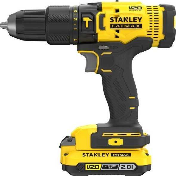 Akumuliatorinis suktuvas gręžtuvas Stanley SFMCD711DMA, 18V 1x2Ah+1x4Ah