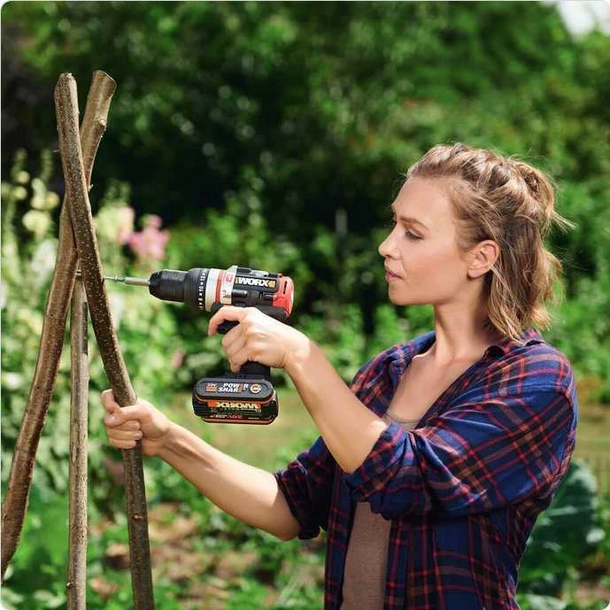 Worx WX354.9 akumuliatorinis suktuvas sodo darbuose