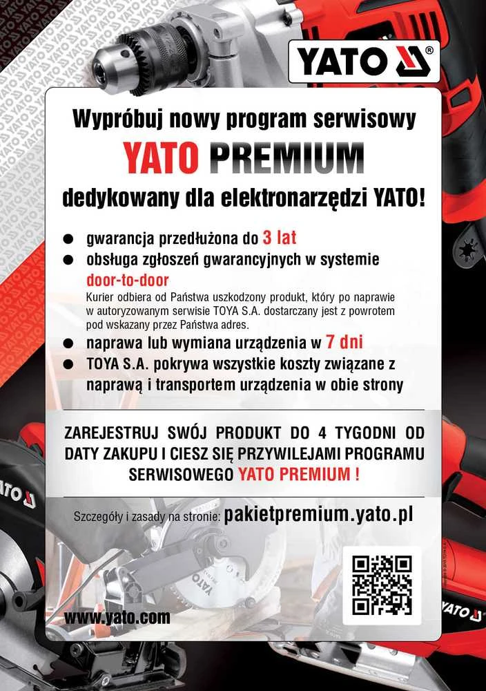 Grąžtas Perforatorius Yato YT-82127; 5,0 J; SDS-plus