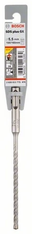 Bosch SDS-plus-5X grąžtas 5.5x100x160 ,mm 1 vnt.