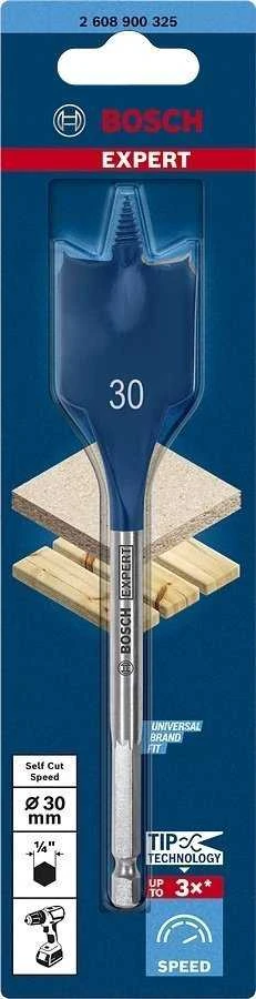 Bosch Plokščias frez.grąžtas su centr.grąžtu, 30x152