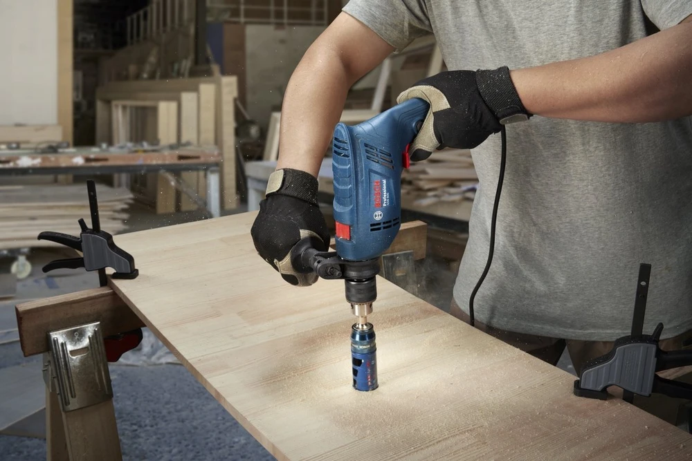 Elektrinis smūginis gręžtuvas Bosch GSB 600; 600 W