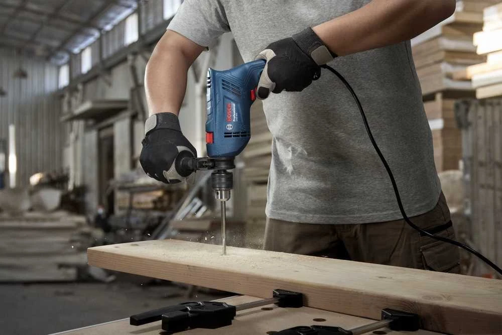 Elektrinis smūginis gręžtuvas Bosch GSB 600; 600 W