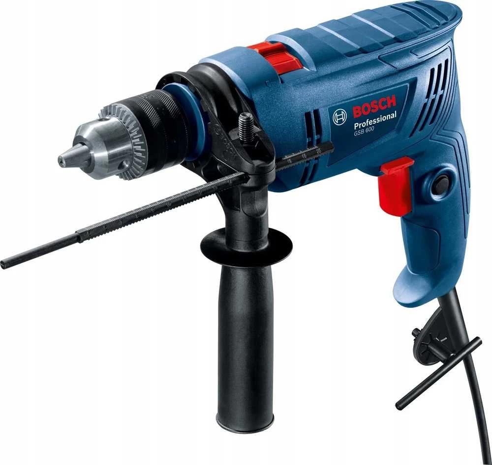 Elektrinis smūginis gręžtuvas Bosch GSB 600; 600 W