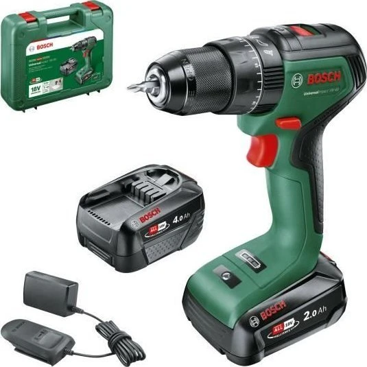 Bosch UniversalImpact18V-60,2x2 Akum.smūginis gręžtuvas