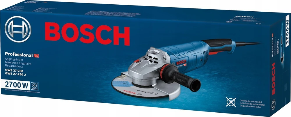 Kampinis šlifuoklis Bosch GWS 27-230 J Professional; 2700 W