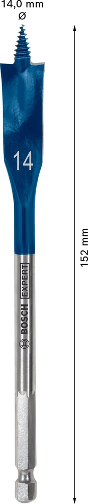 Bosch Plokščias frez.grąžtas su centr.grąžtu, 14x152