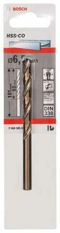 Bosch HSS-Co grąžtas metalui 6,5mm, 1 vnt.