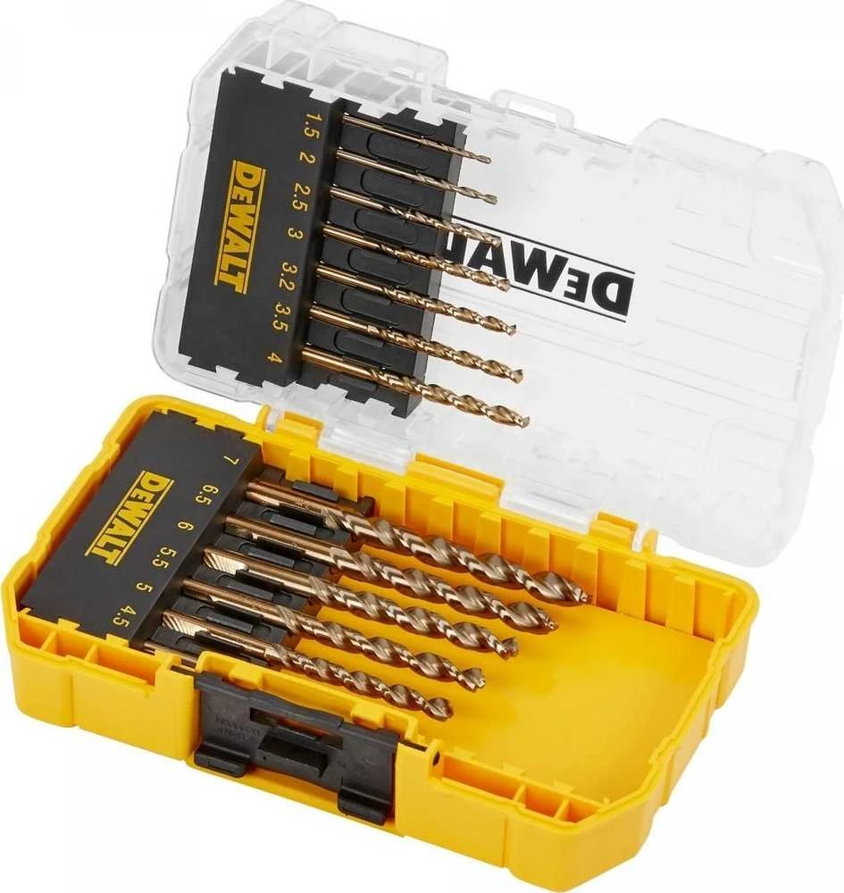 Grąžtas Grąžtų komplektas metalui DeWalt Extreme DT70710-QZ; 1,5-7 mm; 13 vnt.