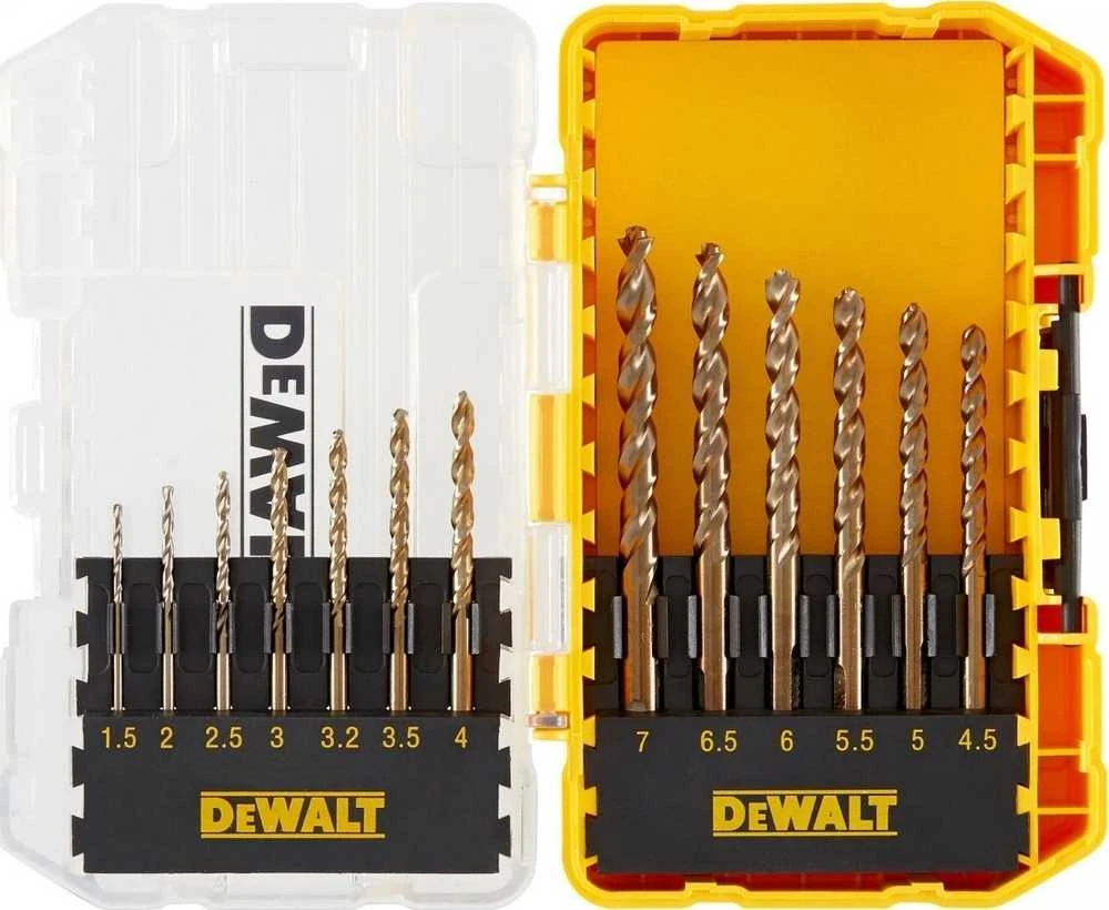 Grąžtas Grąžtų komplektas metalui DeWalt Extreme DT70710-QZ; 1,5-7 mm; 13 vnt.