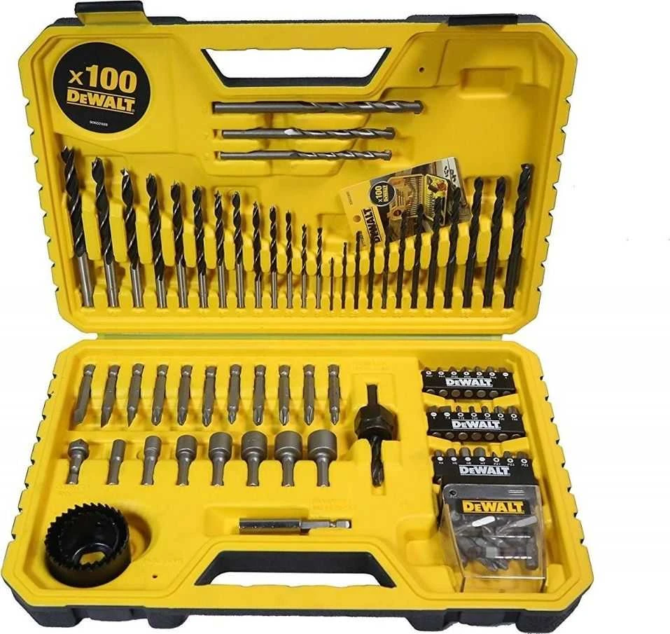 DeWalt sukimo antgalių ir grąžtų rinkinys DT71563-QZ 100 vnt