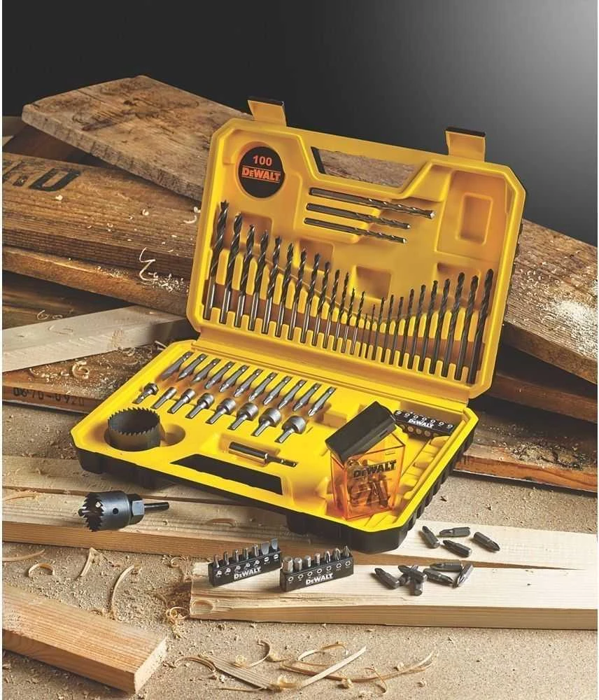DeWalt sukimo antgalių ir grąžtų rinkinys DT71563-QZ 100 vnt