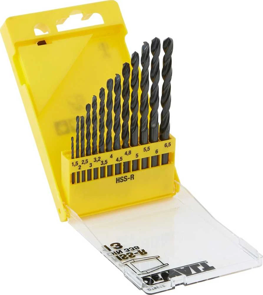 Grąžtas DEWALT grąžtai METAL HSS-R KPL.13szt.