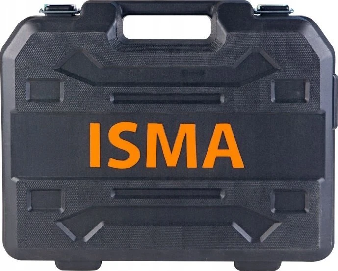 Gręžtuvas Isma Rinkinys smūginis suktuvas - gręžtuvas 750W wiertła bity dėklas 95el