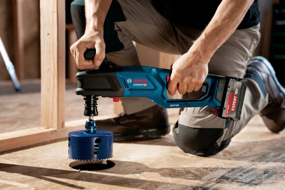 Akumuliatorinis kampinis gręžtuvas Bosch GRD 18V-127 HX Solo,CT