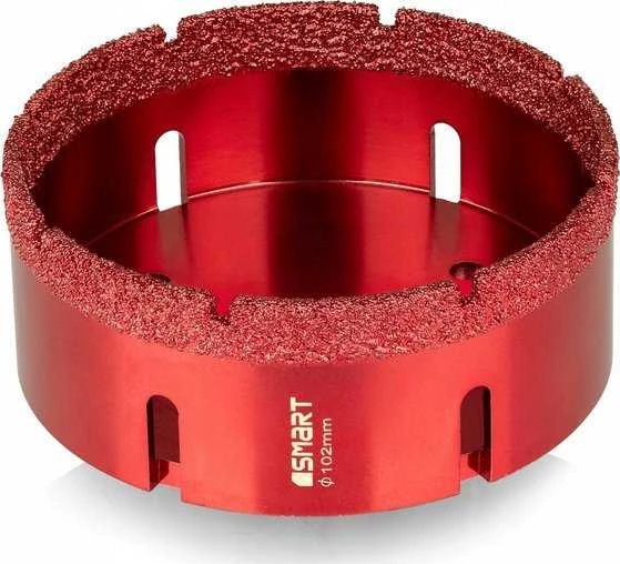 Grąžtas 102 mm deimantinis skylių pjūklas skirtas sausam gręžimui kampiniu šlifuokliu, M14 sriegis, 365 SMART [SM-25-1020]
