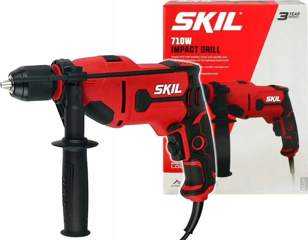Skil Red Elektrinis smūginis gręžtuvas Skil 6725 AA; 710 W