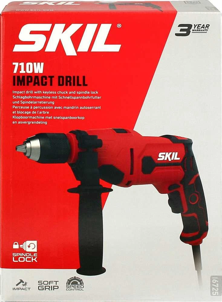 Skil Red Elektrinis smūginis gręžtuvas Skil 6725 AA; 710 W