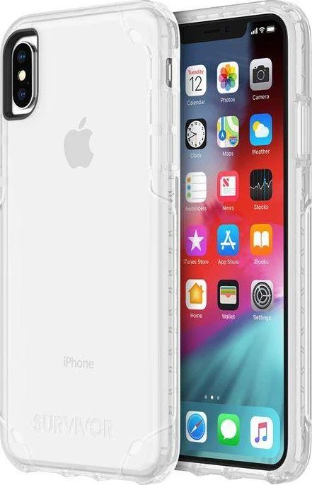 Griffin Survivor Strong - dėklas skirtas Apple iPhone Xs Max Clear