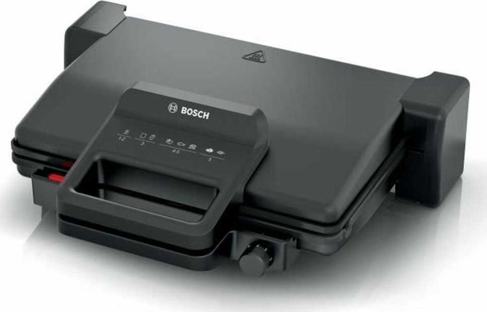 Virtuvinės svarstyklės Bosch | TCG3323 | Contact grill | 2000 W | Juodas