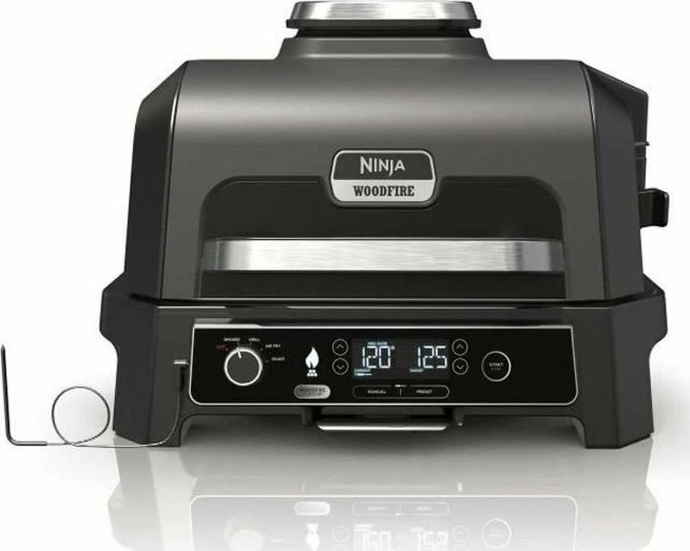 Ninja Woodfire Pro XL Elektrinis lauko grilis ir rūkyklė su išmaniąja kepimo sistema OG850EU
