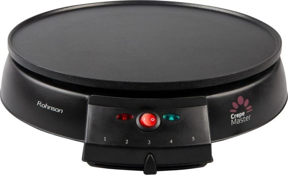 ROHNSON R-201 grilis su kreperio funkcija 1000 W, juodas
