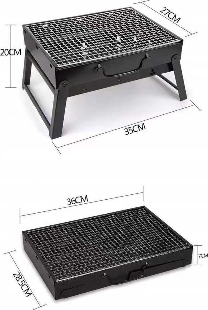 Oem Folding camping garden grill RC-K-933 juodas