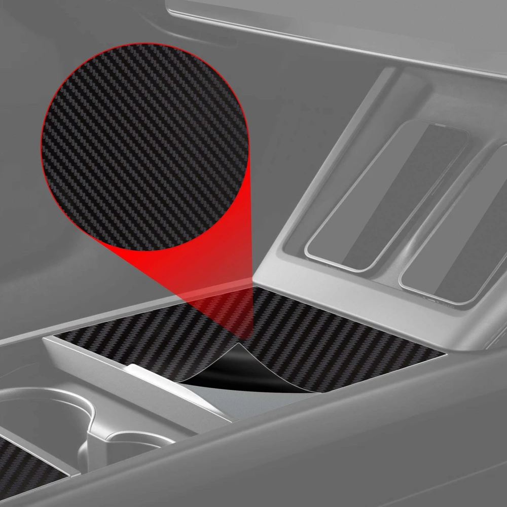 GrizzGlass plėvelė salonui PianoSkin Carbon Matte, skirta MG HS Hybrid (2024-2026) [4w1] (GRZ22846)