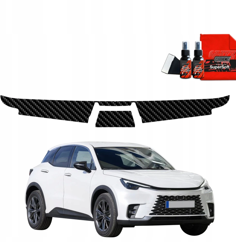 GrizzGlass Karboninė plėvelė bagažinės slenksčiui GrizzGlass BodyShield, skirta Lexus LBX (2023-2025) [2w1]