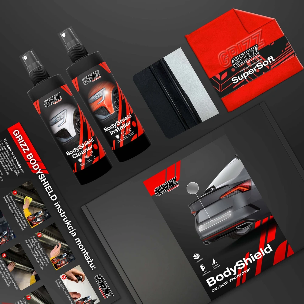GrizzGlass Karboninė plėvelė ant statramsčių BodyShield skirtas Toyota Camry (2025-2026) [10w1]