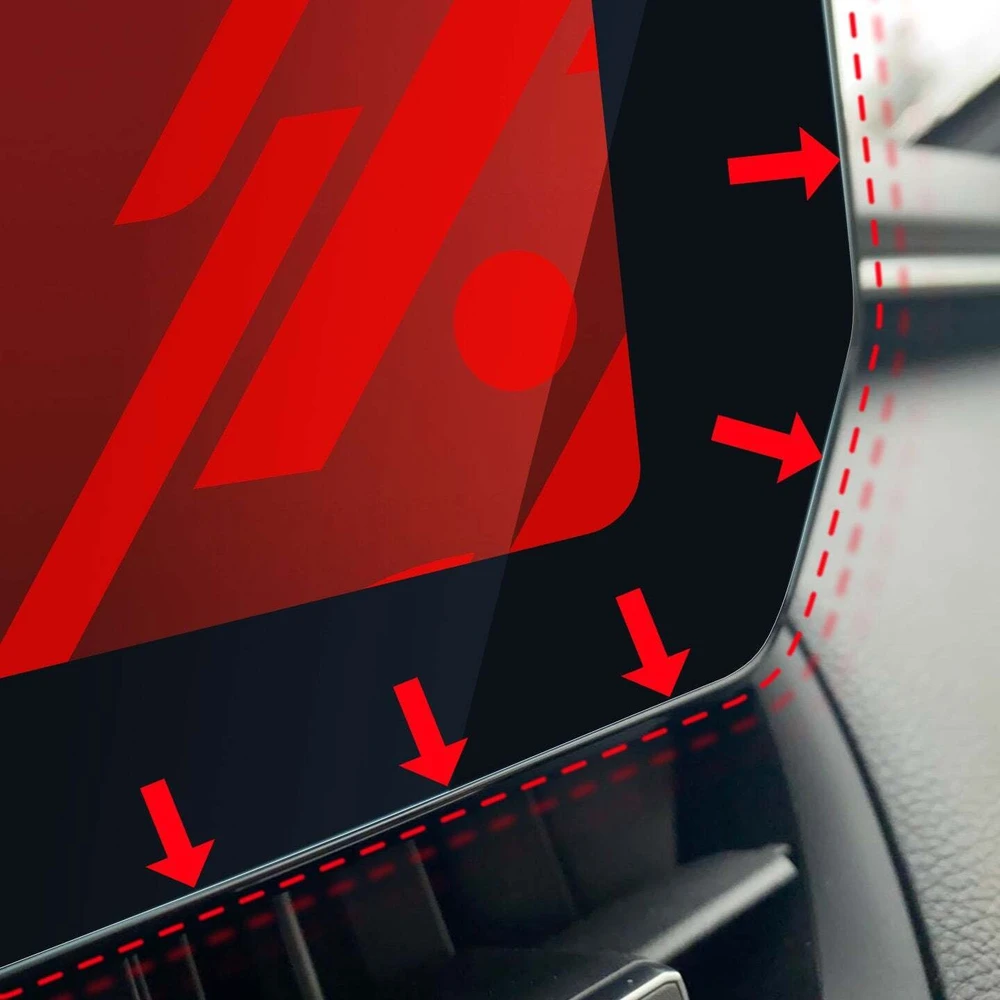 „GrizzGlass“ keraminė folija automobilio ekrano apsaugai „GAC Aion V 14,6" (2024-2026) [2w1]