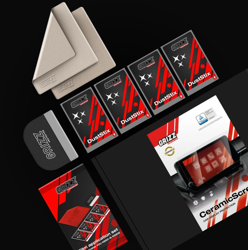 GrizzGlass Keraminė plėvelė GrizzGlass CarDisplay Protection, skirta Jetour T2 15,6'' (2025-2026)