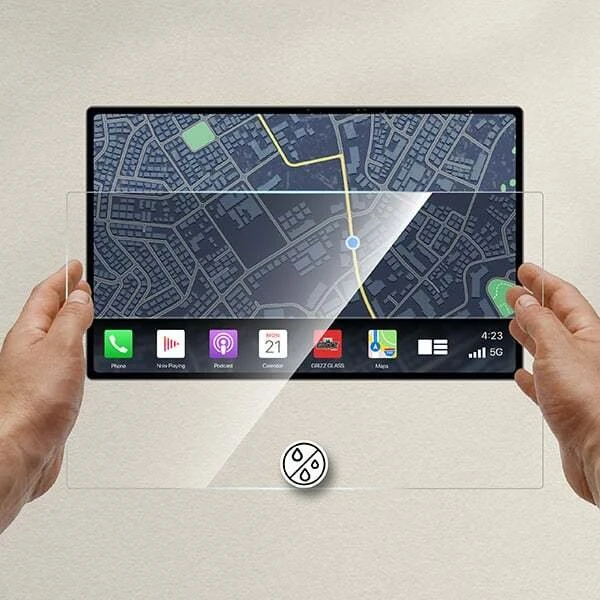 GrizzGlass Keraminė plėvelė GrizzGlass CarDisplay Protection, skirta Jetour T2 15,6'' (2025-2026) [2w1]