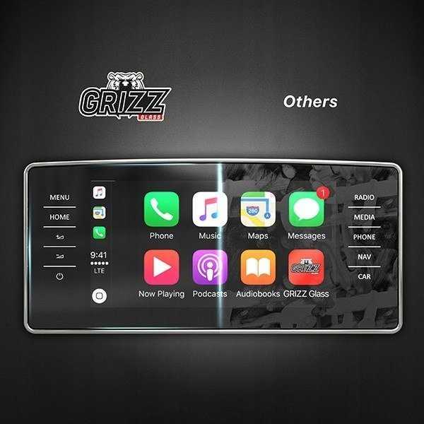 GrizzGlass Navigacijos dėklas Matinė plėvelė CarDisplay Protection, skirta Citroen C5X 2021