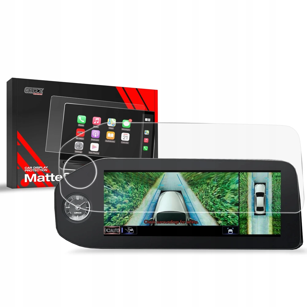 GrizzGlass Matinė plėvelė GrizzGlass CarDisplay Protection skirtas Lexus LS 12,3'' (2021-2025)