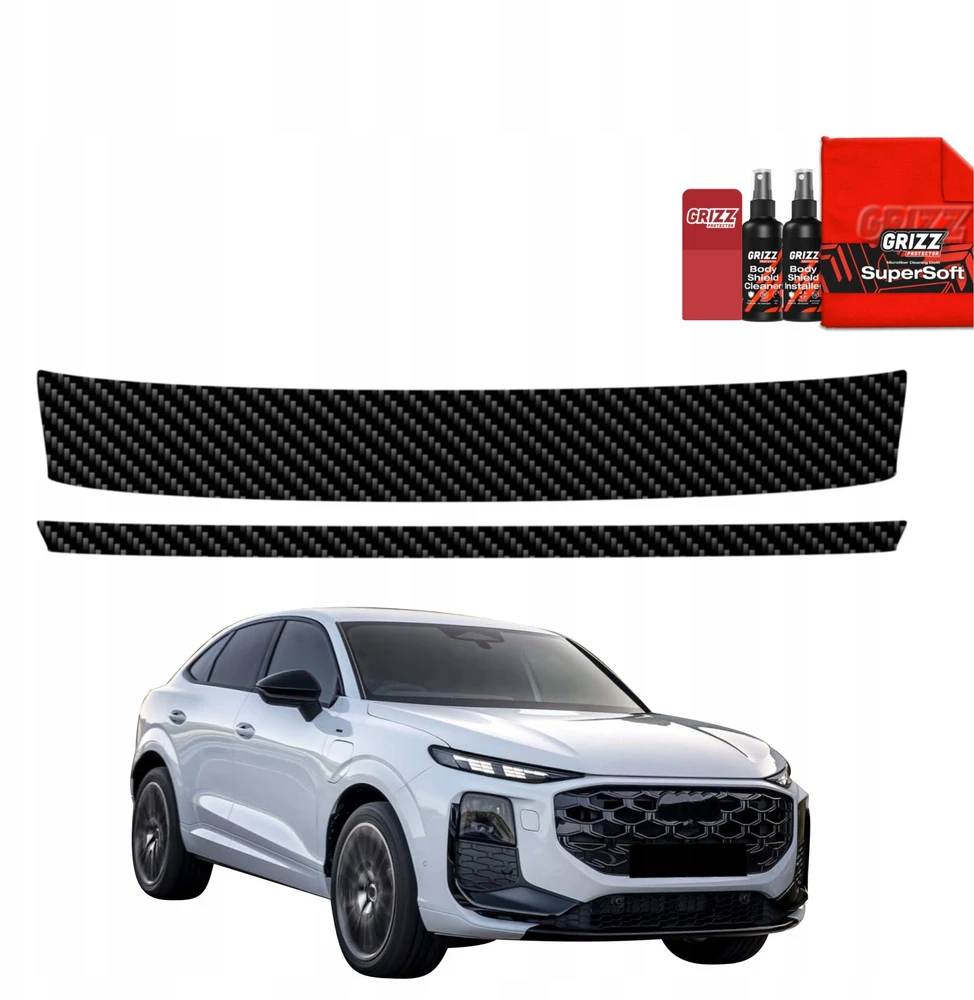 GrizzGlass Bagazines slenksčio plėvelė GrizzGlass BodyShield Carbon skirta Volkswagen Tayron (2025-2026) [2w1]